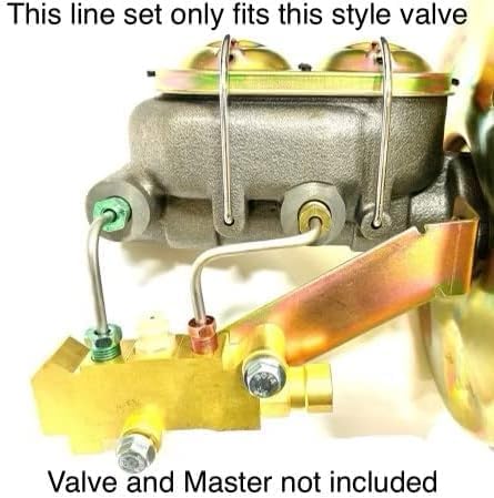 Miniatura 2 de Kit completo de línea de freno de coche - Se adapta a 55-57 Chevy Car - Galfan recubierto de acero - The Stop Shop