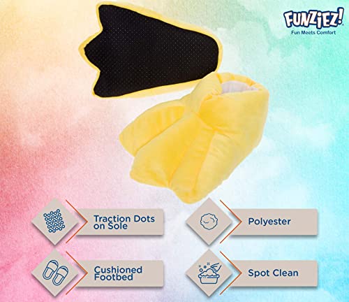 Funziez! Duck Feet Slippers - Plush Novelty Animal Costume House Shoes w/Comfort Foam4