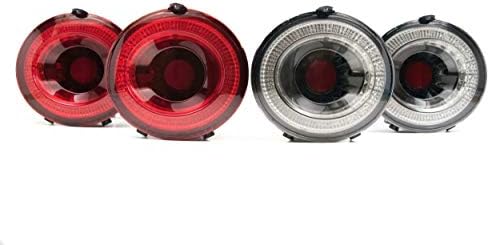 Morimoto XB LED Tail Light Assemblies Compatible with 2005-2013 Chevrolet Corvette C6 (Red)