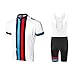 Produktbild UGLY FROG Milchfaser Radsport Anzüge Herren Kurzarm Trikots+Bib Kurze Hosen Gel Pad Summer Cycling Kit Triathlon Clothes für Radsport Rennrad Einzigartig Designs