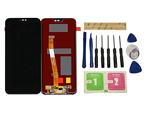 Flügel für Huawei P20 Lite ANE-LX2 ANE-L22 / Nova 3e Display LCD Ersatzdisplay Schwarz Touchscreen Digitizer Bildschirm Glas Assembly (ohne Rahmen) Ersatzteile & Werkzeuge & Kleber