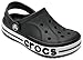 Crocs Kids' Bayaband Clog, Black, 4 Toddler