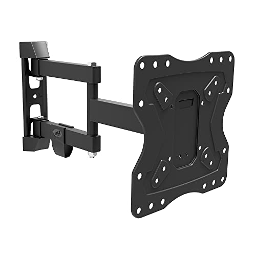 ELG Versatile Full Motion TV Wall Mount - Supports 15'' to 58'' TVs up to 66.1lbs, Articulating Arms for Swivel, Tilt, and Extension, Max VESA 200x200mm, Durable Steel Construction in Sleek Black