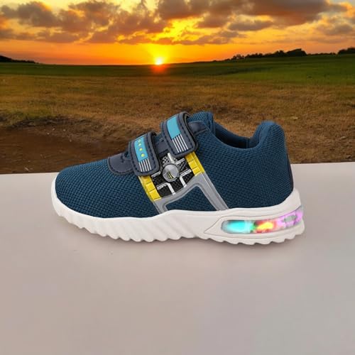 Image of LEVOT Hunter-3 LED Light Slipon Casual & Running Shoes for Boys & Girls