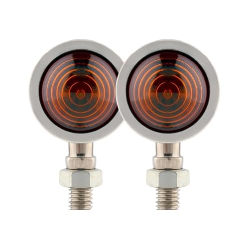 Clignotants Moto Métal Universels 12V Ambrés | Lot pour Varadero XL1000