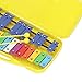 Xylophone 25 Note Colorful Metal Keys Xylophone Percussion Musical Instrument for Kids (Yellow)