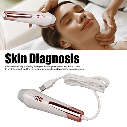 Analizzatore di Pelle 80X Professionale 2MP LED a 3 Colori Microscopio Cutaneo Portatile