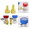 MeevrgR R-134a to R-1234yf Adapter Set – Manual Adjustable Connector Copper/Aluminum/Steel Construction Quick-Connect for AC Service #1