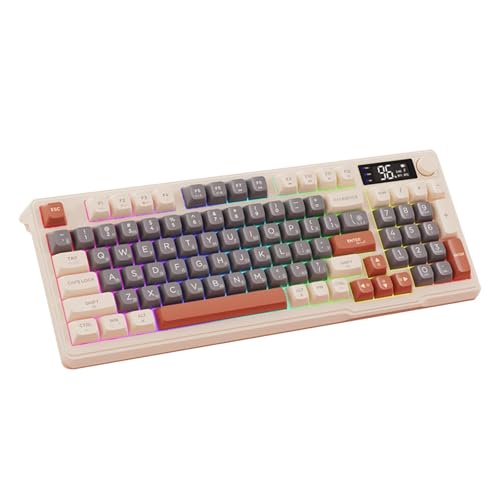 Clavier gaming portable russe 96 touches avec molette et écran numérique
