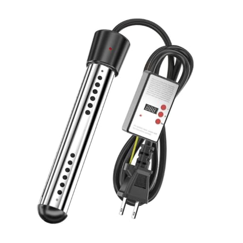 LOADFUN 1500W �������݃q�[�^�[ �����p �����d���I�t �^�C�}�[�@�\ �T�[���X�^�b�g�t�� 110V �v�[�����C�t�b�g�o�X�̓��������ɕ֗��ȉƒ�p�A�E�g�h�A�g�уq�[�^�[ 304�X�e�����X���s���N�̉t�Z��������(�u���b�N)