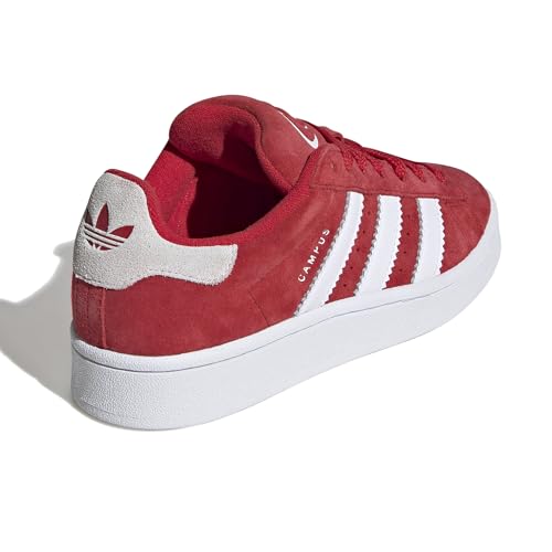 Image of adidas Campus 00S J Undefined's 3-Stripes 60S Retro Contrast Trainers (Red White, US 3.5)