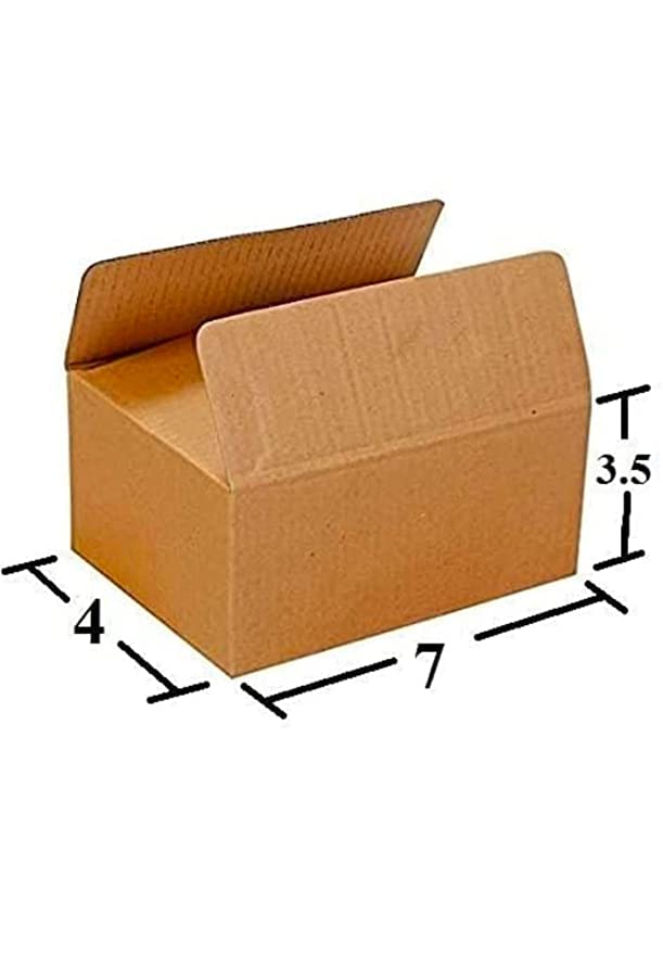 BOXO packaging Brown Corrugated Box Packing box Size 7x4x3.5 Length 7