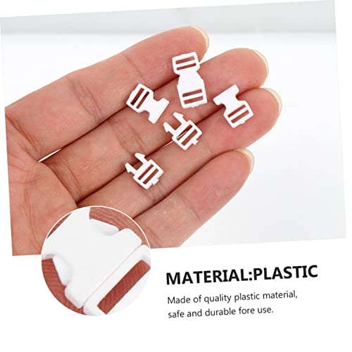 ADOCARN 20 Pçs Fivela Mini Fivela De Liberação Dupla Fivela De Liberação Lateral Resistente Acessóri