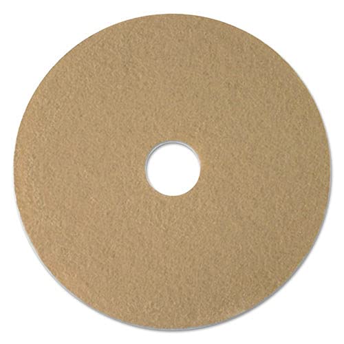 Boardwalk BWK4020ULT 20 in. Diameter Burnishing Floor Pads - Tan (5-Piece/Carton)
