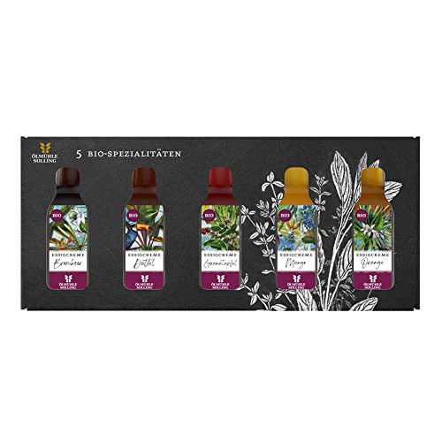 Fruchtige Renner Set 5x 20ml (100ml) Essigcreme der Ölmühle Solling