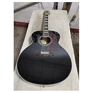 Professional Guitar Presys Blend 301 Pickups F50 Guitar Black Gloss Guild Acoustic Electric Guitar Suitable for Players… - Les Beatles, Paul McCartney, John Lennon, RIngo Starr, George Harrison