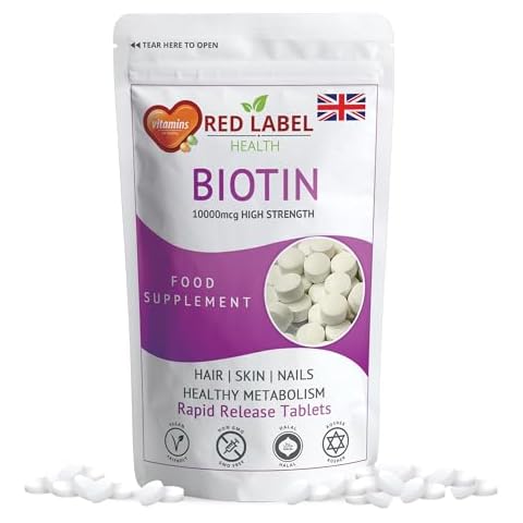 Biotin 10000mcg Hair Growth Tablets Cover