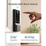 eufy Security Smart Lock C220, Fingerprint Keyless Entry Door Lock, Built-in Wi-Fi, App Remote Control, Front Door Smart Lock Deadbolt, 8Months Battery, Reliable Power, IP53 Waterproof, BHMA Grade 3 - Image 2