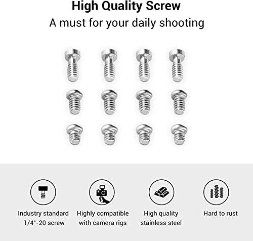 SMALLRIG Allen Wrench Screw 1/4" Screws Accessories Tool (12pcs/Pack) - 1713