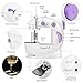 Magicfly Mini Sewing Machine with Extension Table, Dual Speed Portable Sewing Machine for Beginners with Light, Sewing Kit for Household Use, White