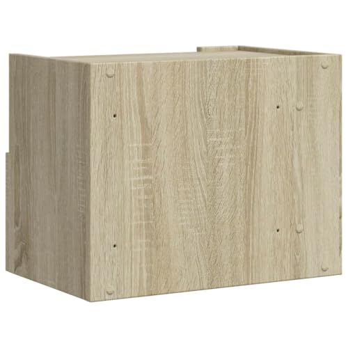 Table de Chevet Murale Chêne Sonoma 45x30x35 cm Petit Meuble