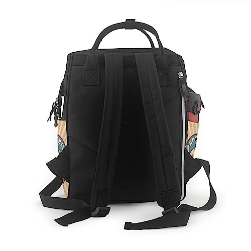 Sac à dos moto ordinateur portable multi-compartiment taille unique - 3