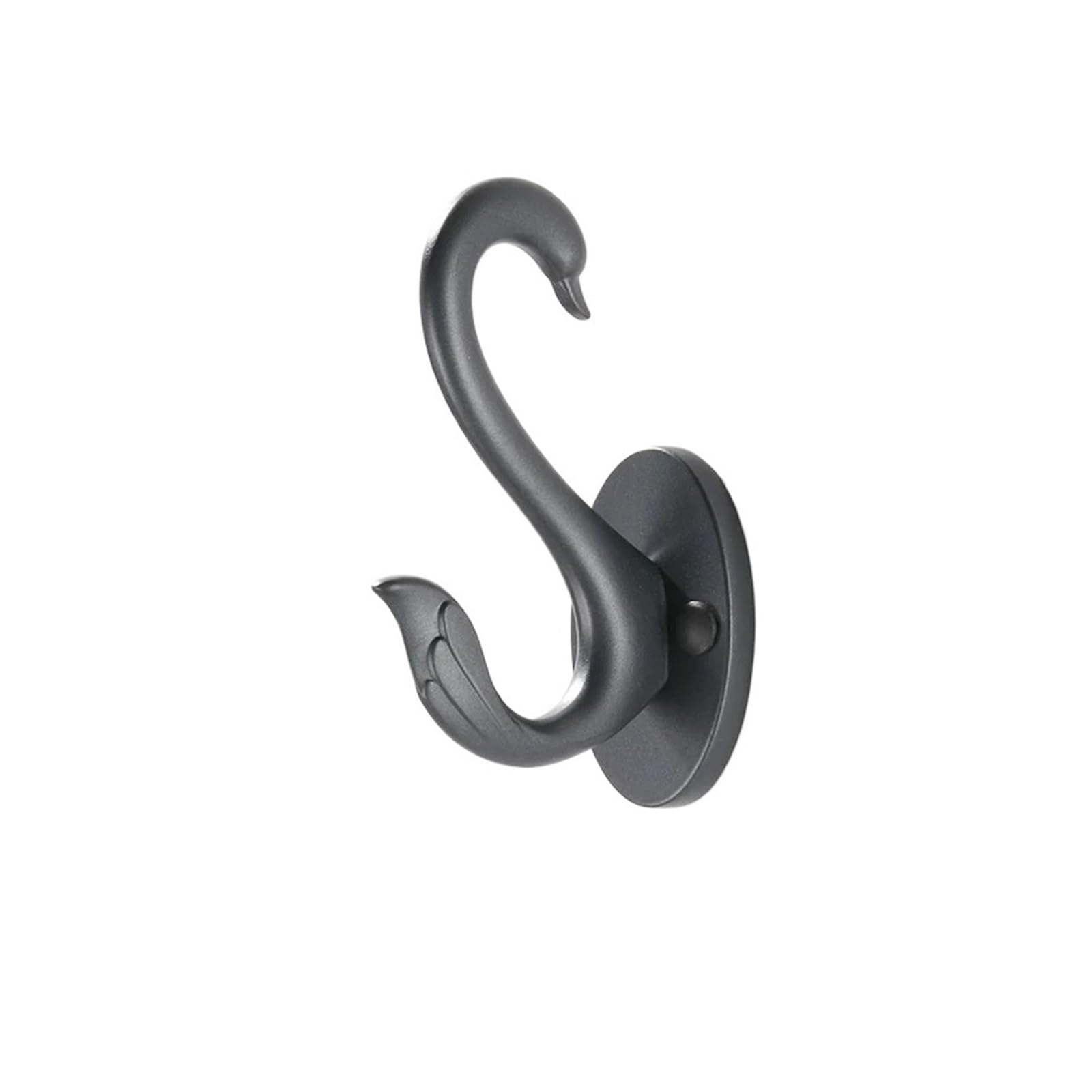 Perchero de pared cisne en aleación de zinc: elegancia y diseño exclusivo para el recibidor