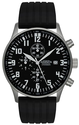 ASTROAVIA Chronograph Silikon Armband 40mm