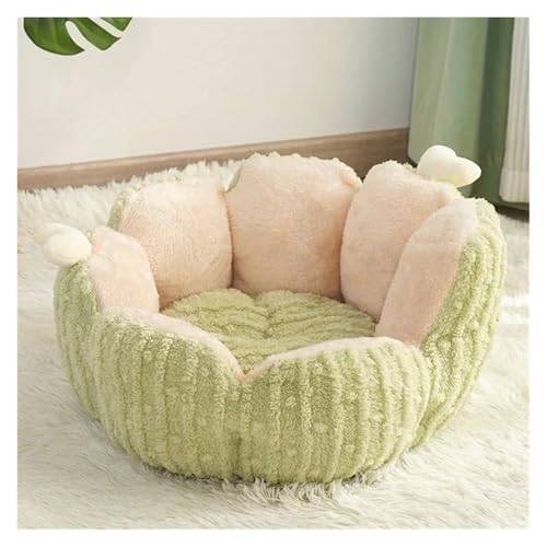 Katzenbett, warm, Hundezubehör, Flauschige Häuser und Lebensräume, Plüschhaustier for den Winter, Waren, Hauskissen, Dinge, Welpenprodukte, Korb(L 60cm)