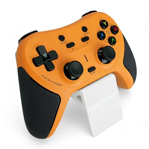 Image of Hexa Gaming Remote Control Holder Stand Universal Organizer for Gaming Room Desk Decor | Compatible with All Gaming Remotes | Superior-Grade ABS (White, Pack Of 2)