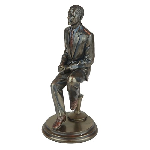 Figura Sentada Presidente Barack Obama 8 Pulgadas miniatura 3