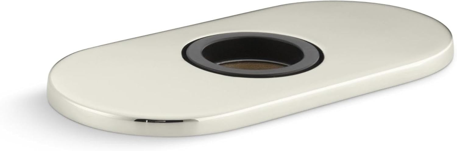 Kohler K-13478-A-SN 4" Escutcheon for Insight and Kinesis Faucet, Vibrant Polished Nickel