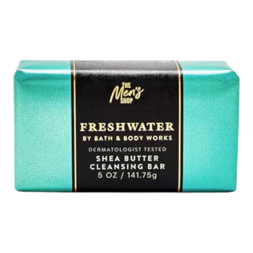 Bath and Body Works Shea Butter Cleansing Bar Soap 4.2 oz (Freshwater)