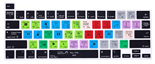 HRH After Effects Shortcuts Hotkey Silicone Keyboard Cover