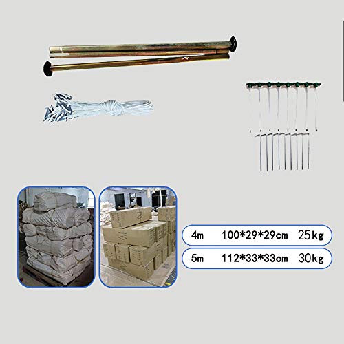 Carpa de camping impermeable beige para 3-8 personas miniatura 7