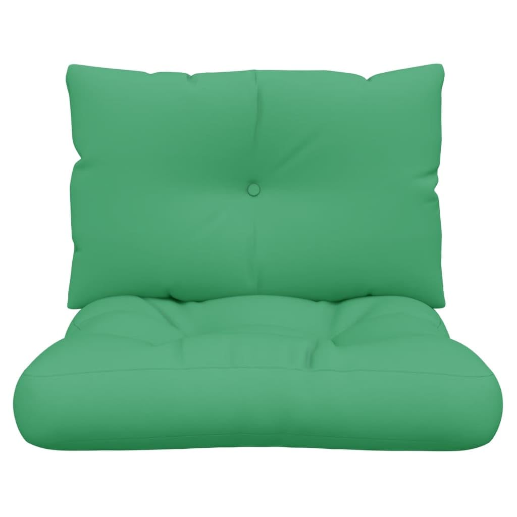 SKM Pallet Cushions 2 pcs Green Fabric (Weight-7KG)-4611