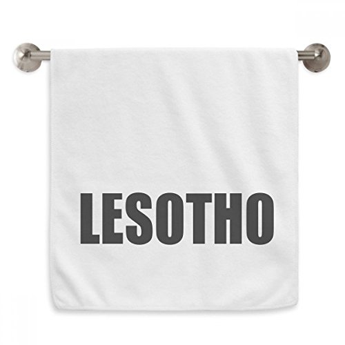 Serviettes moelleuses Lesotho diadème blanc de haute qualité