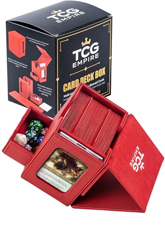 MOSTRA IL TUO STILE IN PARTITA Non è un semplice porta mazzo: è il modo migliore per esporre con orgoglio il tuo Commander o la tua carta preferita grazie alla finestra frontale e alla custodia magnetica inclusa. Gioca con eleganza e distinguiti fin dal primo turno.