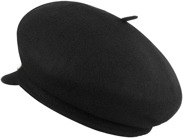 Women Wool Newsboy Beret Hat Winter French 8-Panels Pageboy Painter Hat Ladies Classic Vintage Gatsby Cabbie Visor Cap - Image 3