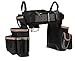 Klein Tools 55428 Tradesman Pro Electrician's Padded Tool Belt and Tool Pouch Combo for Long-wear Comfort and Durability Size Large
