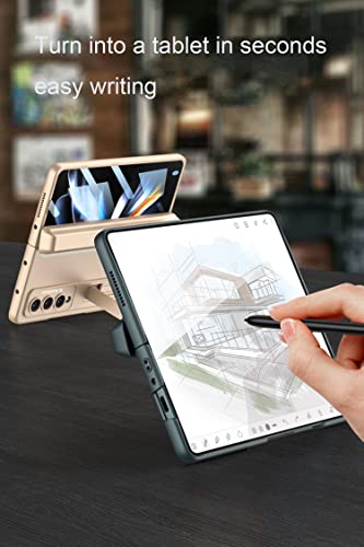 Coque Galaxy Z Fold 4 grise avec protège-écran et porte-stylet - 2
