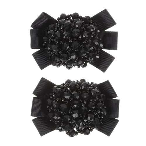 GALPADA Bijoux De Chaussures Clip De Chaussure Nœud Ruban Pour Talons Plats Bottes Et Sacs À Main 2 Pièces Décoration Chaussures Femme