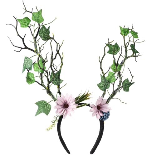 Bandeau à fleurs artificielles pour Noël et festival