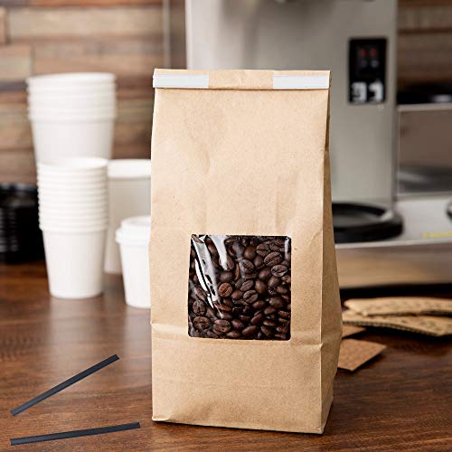 image for ManYee Coffee Tin Ties 100 Pieces Double Wire Plastic Nose Wire Sealin