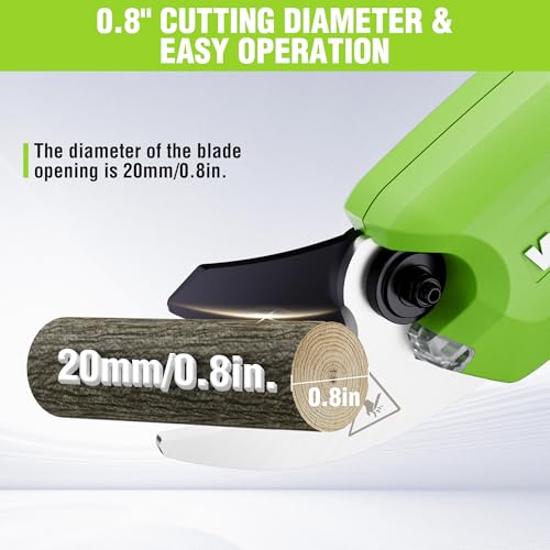 Image of WORKPRO 7.2V Electric Pruning Shears, 0.8 inch Cutting Diameter
