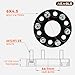 Aeagle 6x4.5 Hubcentric Wheel Adapters, 1.5