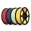 Navy Blue, Ruby Red, Mint Green, Sunshine Yellow