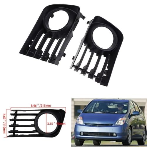 Cubierta de luz antiniebla compatible con Prius 2004 2005 2006 2007 2008 2009 parachoques 2