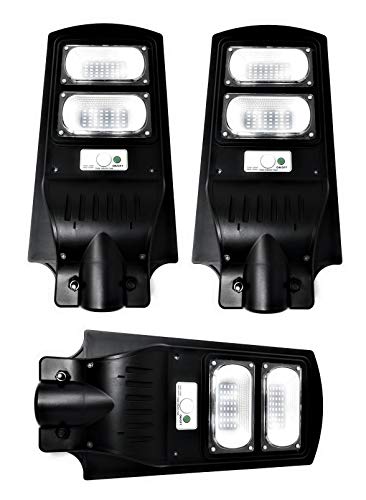 Lampadaire LED extérieur solaire 60W idéal pour illuminer le jardin et la cour