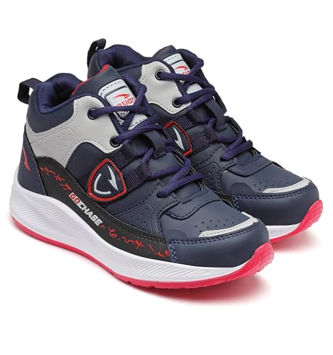 Image of ASIAN Kids ADVENTURE-01 Stylish Casual High Top Sneaker and Trendy Shoes with Laces for Boys